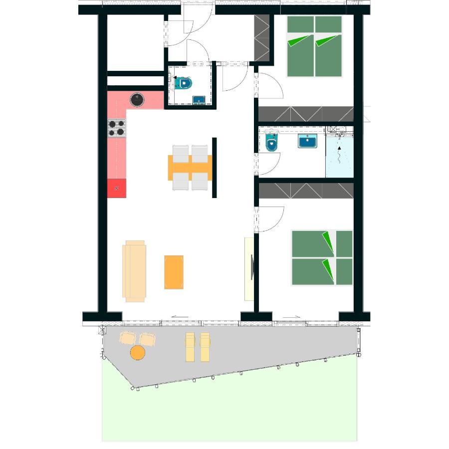 Jbx Resort Apartments Lipno 伏尔塔瓦河畔利普诺 外观 照片